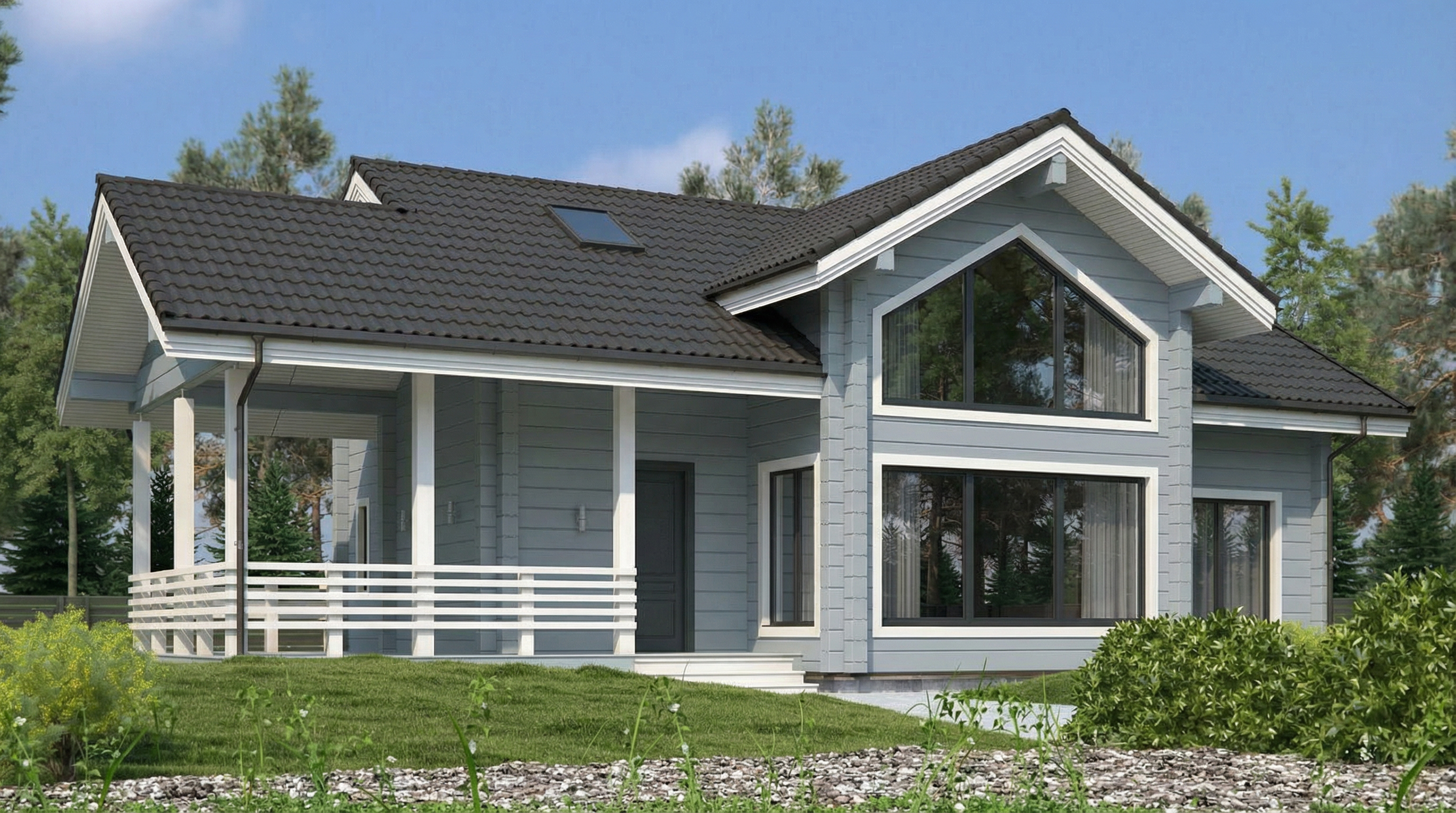 Дом из клееного бруса VZ-354